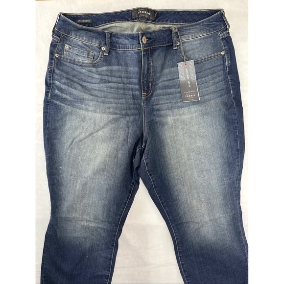 Torrid Premium High-Rise Curvy Jeans Blue Medium Wash Denim Size 22R NEW - Picture 3 of 12
